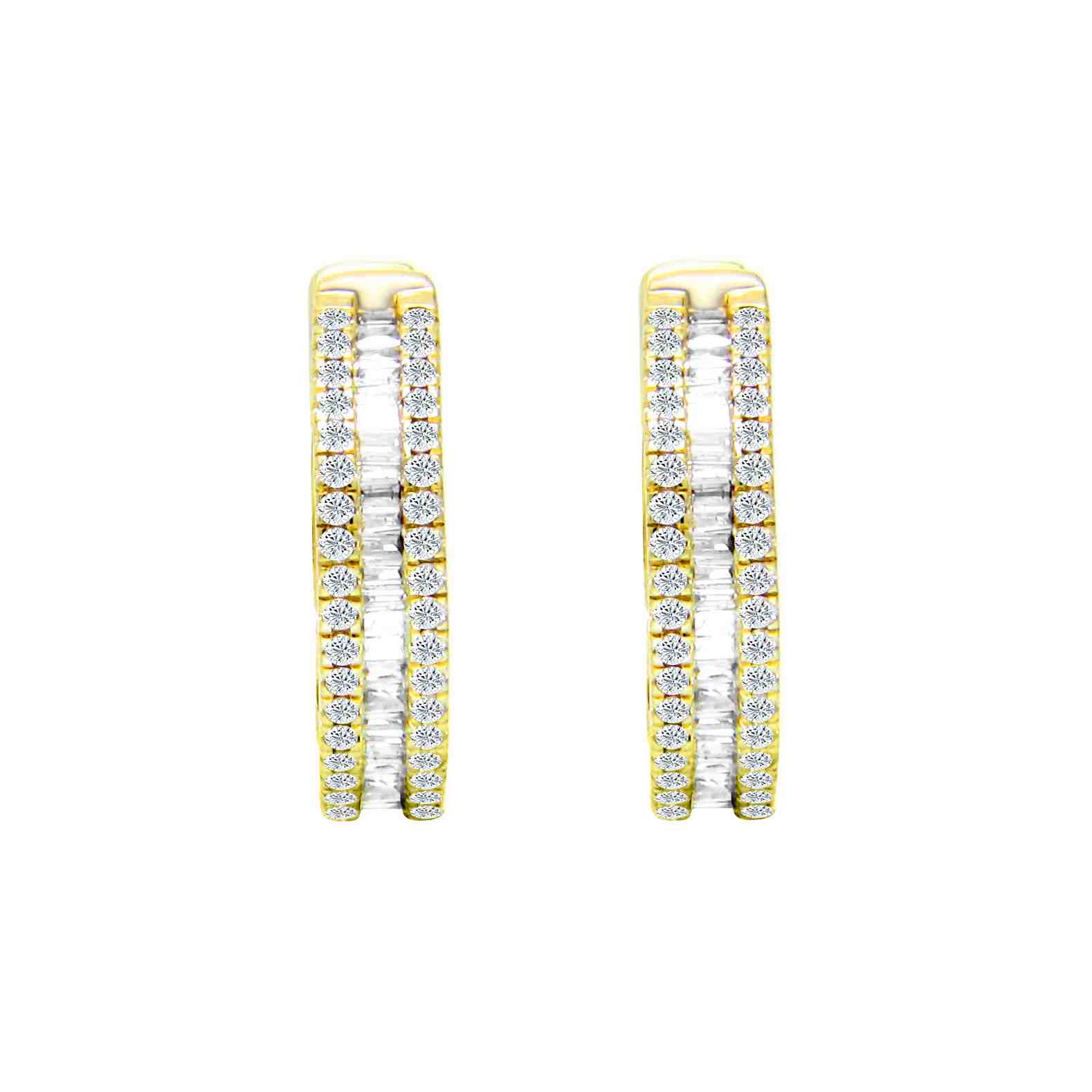 Diamond Huggies Hoop Earrings ER21050A